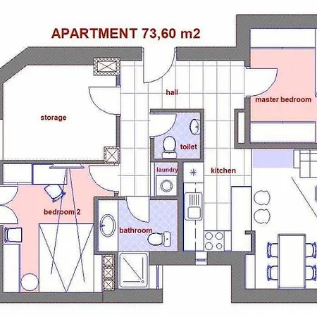 Center - Lovely And Spacious 2bdrm سبليت